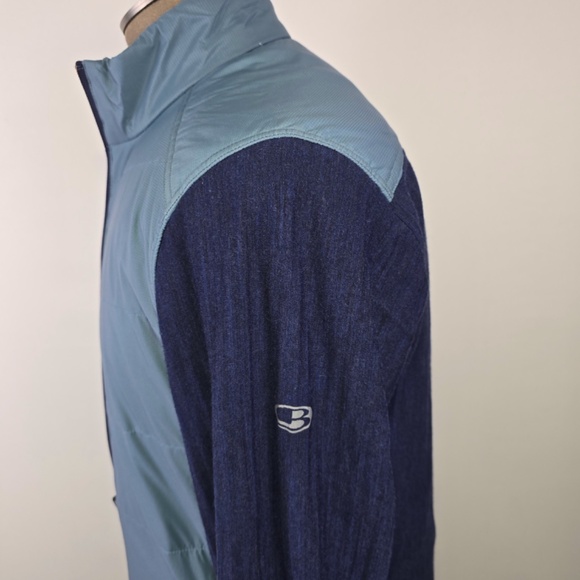 Icebreaker- Men's Large MerinoLOFT Descender Hybrid Jacket- Blue - Picture 4 of 8